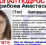 Анастасию Грибову ищут четвертые сутки на Бору - Время Н