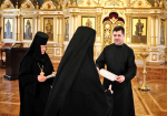 Вручение дипломов насельницам Серафимо-Дивеевского монастыря
