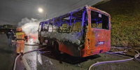 Автобус сгорел на Окском съезде в Нижнем Новгороде 24 ноября - Сетевое издание Живем в Нижнем