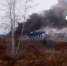 Фура и  ГАЗель  загорелись на заправке на трассе М-7 в Нижегородской области - фото 1 - vGorodeN.Ru