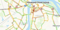 Многокилометровые пробки наблюдаются в Нижнем Новгороде - фото 1 - vGorodeN.Ru