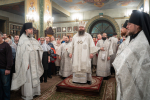В праздник Рождества Христова епископ Парамон совершил богослужения в Городецком Феодоровском монастыре