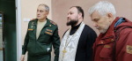 Клирики Нагорного благочиния поздравили с Рождеством Христовым военнослужащих и медперсонал в нижегородском военном госпитале