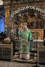 Митрополит Омский и Таврический Дионисий возглавил богослужения в Серафимо-Дивеевском монастыре