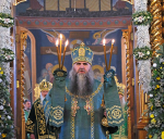 Литургия архиерейским служением в день память преподобного Серафима, Саровского чудотворца