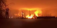 Появилось видео пожара в Нижегородской области после атаки ВСУ - NewsNN.Ru