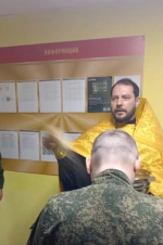 Клирик Воскресенского благочиния совершил чин освящения молитвенной комнаты в Мулинском военном госпитале