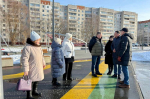 "Партийный десант" проинспектировал состояние благоустроенных общественных пространств на Автозаводе