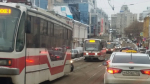 Момент столкновения трамваев в Нижнем Новгороде сняли на видео