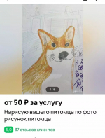 Дети начали зарабатывать на рисунках домашних животных