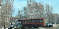 Пассажирский автобус попал в ДТП под Нижним Новгородом - фото 1 - vGorodeN.Ru