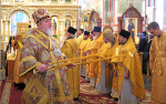 В Серафимо-Дивеевском монастыре заупокойную литургию возглавили архиереи Ставропольской митрополии