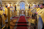 В Серафимо-Дивеевском монастыре заупокойную литургию возглавили архиереи Ставропольской митрополии