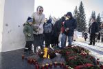 В День защитника Отечества епископ Парамон совершил заупокойные богослужения по погибшим воинам