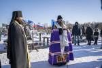 В День защитника Отечества епископ Парамон совершил заупокойные богослужения по погибшим воинам