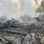 Частный дом сгорел дотла в Городецком районе