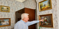 Юрий Шалабаев поздравил 99-летнего ветерана Алексея Цебулаева - фото 1 - vGorodeN.Ru