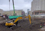 Метростроители начали копать котлован для демонтажной камеры на площади Свободы