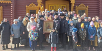 В храме при Нижегородской академии МВД России состоялась встреча иконы Божией Матери «Нечаянная Радость» - Нижегородская епархия