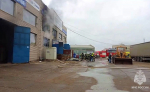 Производственное предприятие загорелось на улице Федосеенко в Нижнем Новгороде