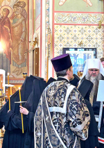 Иноческий постриг послушниц Серафимо-Дивеевского монастыря на Арзамасском подворье