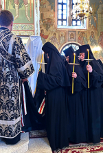 Иноческий постриг послушниц Серафимо-Дивеевского монастыря на Арзамасском подворье