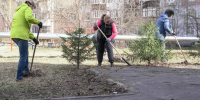 Жители Московского района Нижнего Новгорода проводят уборку придомовых территорий - Администрация г. Нижний Новгород