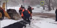 Снегопад в Нижнем Новгороде не стал помехой укладке асфальта - НИА Нижний Новгород
