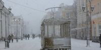 Фоторепортаж: апрельская зима с метелью и сугробами в Нижнем Новгороде - фото 3 - vGorodeN.Ru