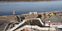 Чкаловскую лестницу в Нижнем Новгороде начали ремонтировать - НИА Нижний Новгород