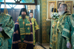 В день праздника Входа Господня в Иерусалим епископ Парамон совершил Божественную литургию в Городецком Феодоровском мужском монастыре
