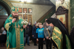 В день праздника Входа Господня в Иерусалим епископ Парамон совершил Божественную литургию в Городецком Феодоровском мужском монастыре