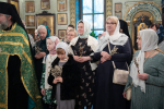 В день праздника Входа Господня в Иерусалим епископ Парамон совершил Божественную литургию в Городецком Феодоровском мужском монастыре
