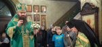 В день праздника Входа Господня в Иерусалим епископ Парамон совершил Божественную литургию в Городецком Феодоровском мужском монастыре