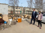 Специалисты Минэкологии Нижегородской области проверили содержание контейнерных площадок и качество вывоза мусора в городе Бор