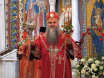 В Светлую среду сонм архипастырей Русской Православной Церкви совершил Божественную литургию в Серафимо-Дивеевском монастыре