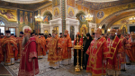 В Светлую среду сонм архипастырей Русской Православной Церкви совершил Божественную литургию в Серафимо-Дивеевском монастыре