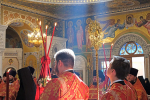 В Светлую среду сонм архипастырей Русской Православной Церкви совершил Божественную литургию в Серафимо-Дивеевском монастыре