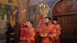 Митрополит Георгий совершил Божественную литургию и панихиду на Патриаршем подворье Дивеевского монастыря в Москве