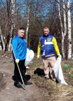 В Шахунье представители ЛДПР приняли участие в общегородском субботнике