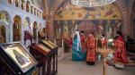 Митрополит Георгий совершил Божественную литургию и панихиду на Патриаршем подворье Дивеевского монастыря в Москве