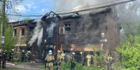 На улице Энтузиастов в Нижнем Новгороде сгорел деревянный дом - НИА Нижний Новгород