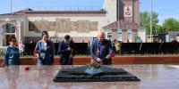 Мемориальный комплекс с Вечным огнем открыли после реконструкции в Балахне - фото 1 - vGorodeN.Ru