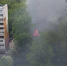 Расселенный дом горит на проспекте Гагарина в Нижнем Новгороде - фото 1 - vGorodeN.Ru