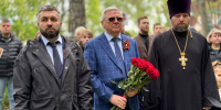 Евгений Люлин принял участие в митинге в честь 80-летия Победы - фото 1 - vGorodeN.Ru