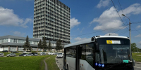 Новый автобус начал работать на маршруте А-42 в Нижнем Новгороде - Время Н