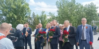Посещение Мамаева кургана делегацией Союзкомгидромета. - Верхне-Волжское УГМС