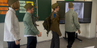 Мелодии Великой Победы звучат в нижегородских школах вместо привычных звонков в мае - Правительство Нижегородской области