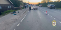 Трехлетний мальчик пострадал на переходе после наезда питбайка в Урене - НИА Нижний Новгород