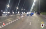 Иномарка опрокинулась на крышу в центре Нижнего Новгорода